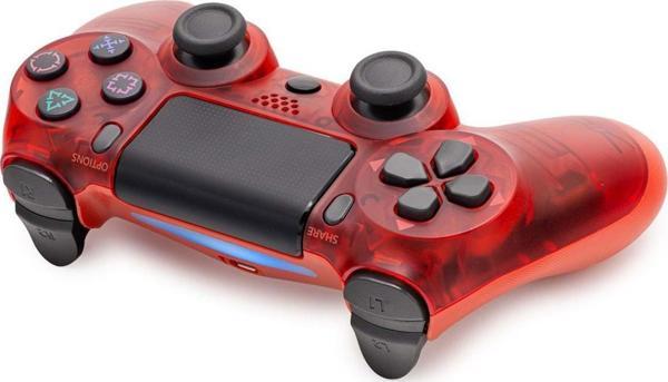 Ps4 Gamepad Transparent Kırmızı HD323E - Image 1