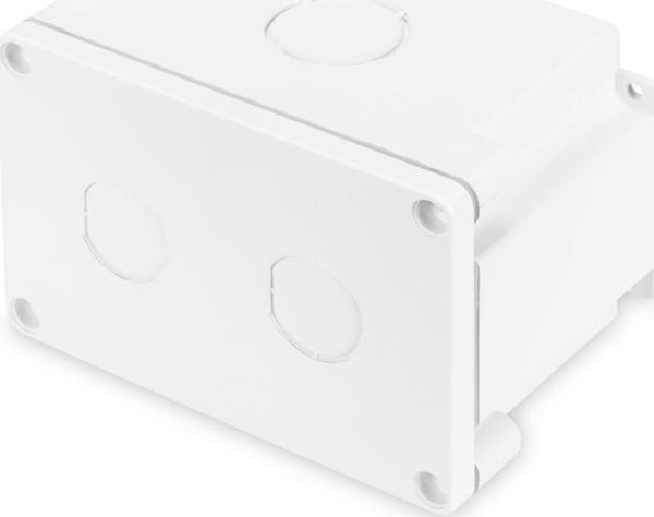 Digitus IP67 Sıvaüstü Montaj Kutusu, beyaz renk, polikarbon UL94V-0 termoplastik gövde, M16 ve M32 standardına uygun deliklere sahip, montaj vidaları dahil, IEC 60529 - Image 1