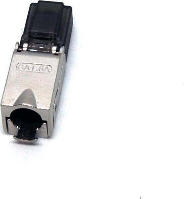 Beek Cat6A Zırhlı Saha Tipi Konektör, 500Mhz /10Gbps, Aletsiz Sonlandırma&lt;br&gt;
Beek CAT6A Shielded Field Termination Plug, 500MHz / 10Gbps, Tool-free installation With strain relief boot - Image 1