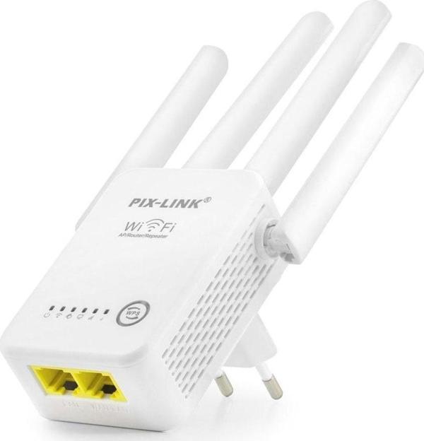 Wıfı Repeater + Router + Ap 300Mbps Beyaz WR48D4Q - Image 1
