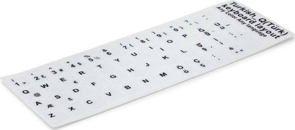 Klavye Stıcker Tuş Takımı Türkçe Q Beyaz HDX8260 - Image 1
