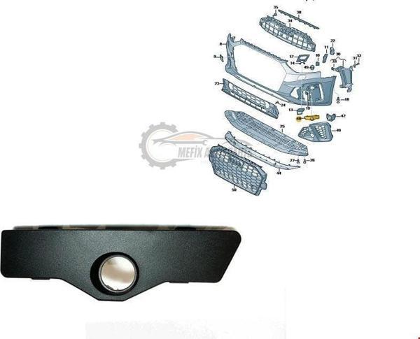 AUDİ - ÖN TAMP.PANJUR BRAKET YUVASI  SOL S-LİNE A4 2020- - 8W0919267L - Image 1