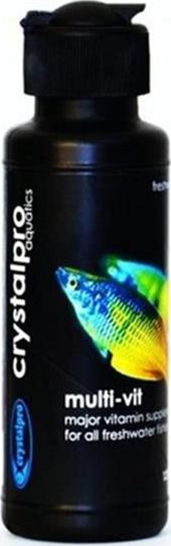 CrystalPro Multi Vit Fresh Water Balık Vitamini 125 ml - Image 1