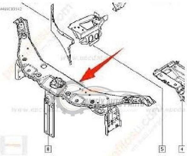 DACİA - ÖN PANEL LODGY/DOKKER 2012- - 625049610R - Image 1