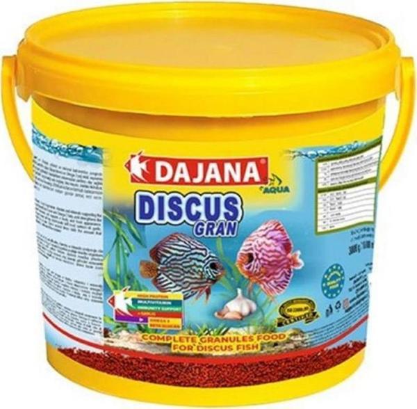 Dajana Discus Garlıc Gran Sarmısaklı Granür Akvaryum Balık Yemi 3 Kg - Image 1