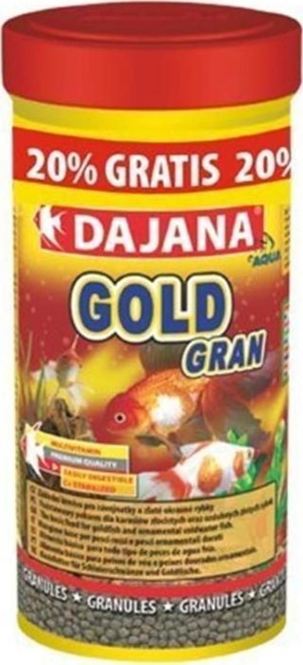 Dajana Gold Gran Akvaryum Balık Yemi 250 Ml+ 50 Ml Promo 132 Gr - Image 1