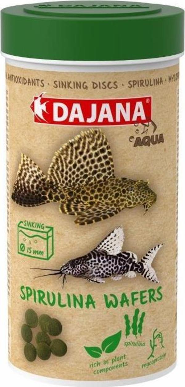 Dajana Spirulina Wafers Akvaryum Balık Yemi 250ml 100gr - Image 1