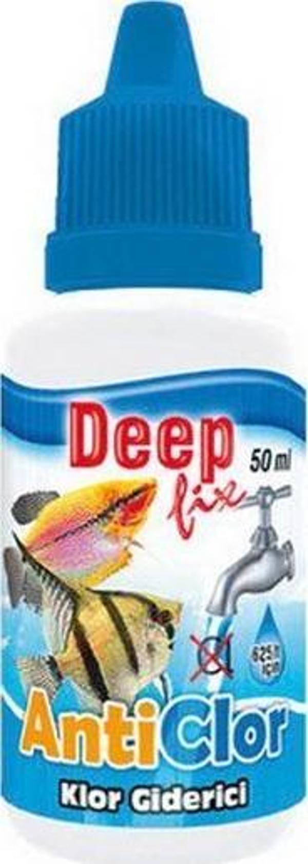 Deep Anticlor Akvaryum Su Düzenleyici 50 ml - Image 1