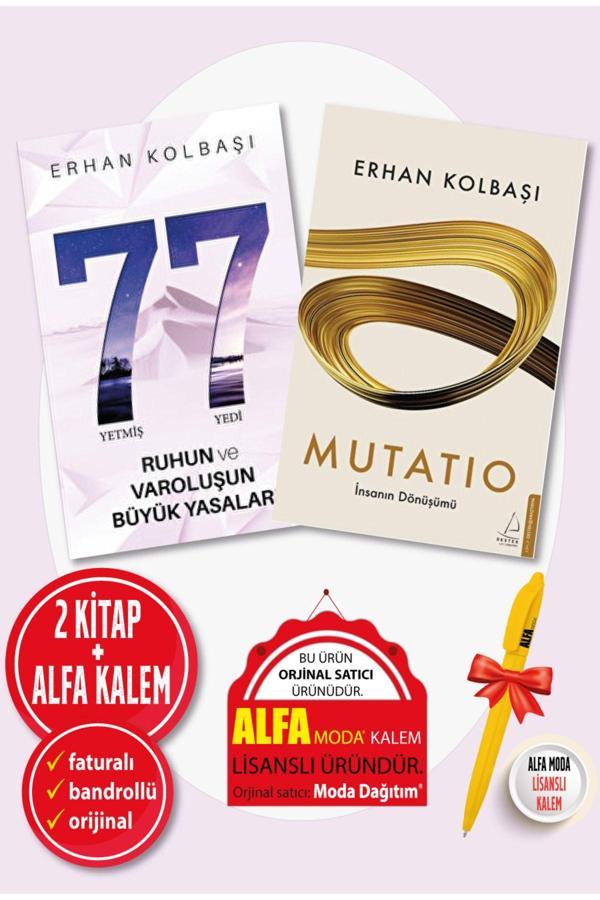 Mutatio + Yetmiş Yedi 77 / Erhan Kolbaşı 2 Kitap Set + Alfa Moda Kalem - Destek Yayınları - Destek Yayınları - Image 1