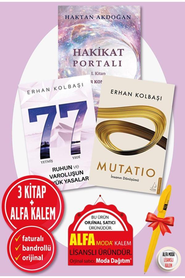 Hakikat Portalı + Yetmiş Yedi 77 + Mutatio / Erhan Kolbaşı - Haktan Akdoğan 3 Kitap Set - Destek - Destek Yayınları - Image 1