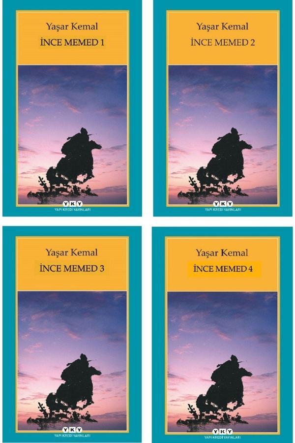 Ince Memed 1-2-3-4 Dörtlü Set - Yaşar Kemal - Yapı Kredi Yayınları - Image 1