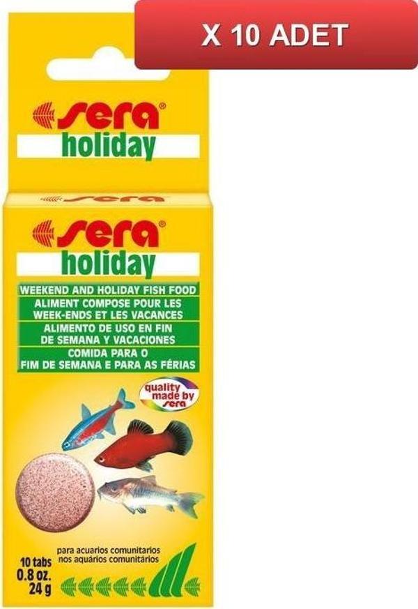 Sera Holiday 10 Tablet  (Tatil Yemi) - Image 1