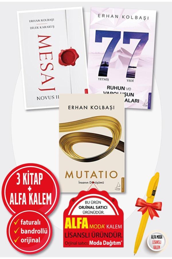 Erhan Kolbaşı Dilek Kara 3 Kitap Set - Mutatio + Mesaj - Novus II + Yetmiş Yedi - Destek Yayınları - Destek Yayınları - Image 1