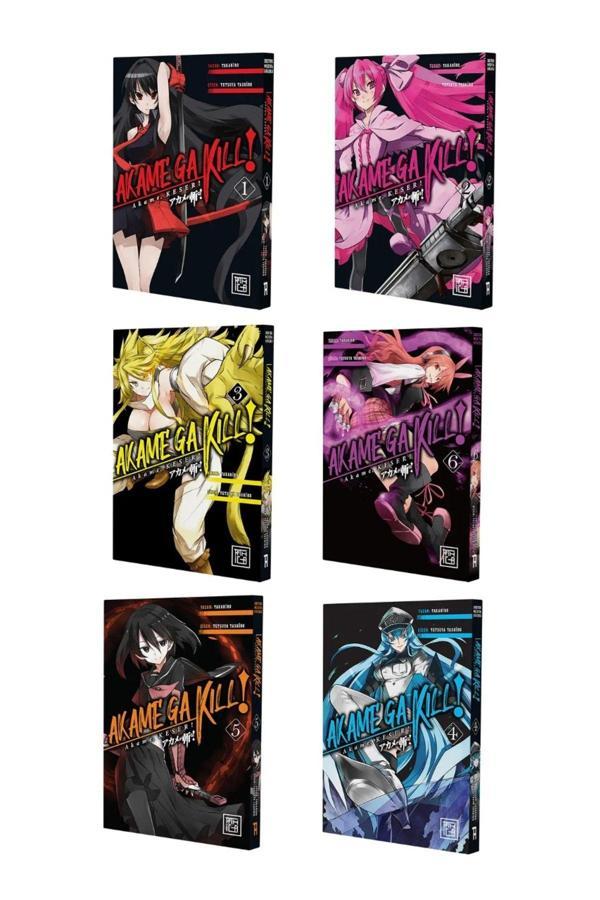 Akame Keser 1-2-3-4-5-6 Manga Seti / Akame Ga Kill / Athica Books - Destek Yayınları - Image 1