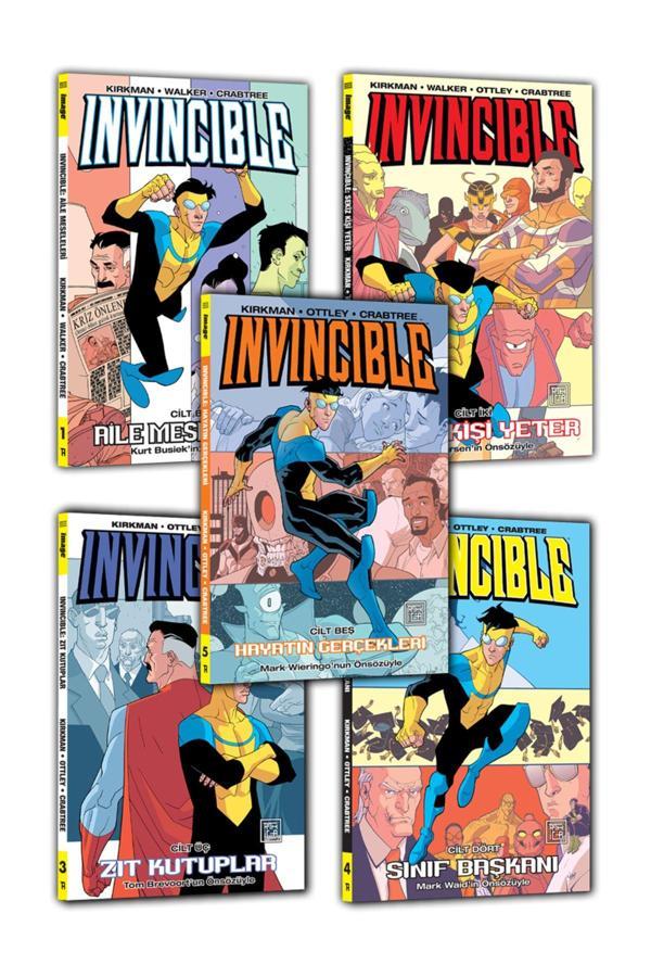 Invincible Kitap Seti 1-2-3-4-5 - Destek Yayınları - Image 1