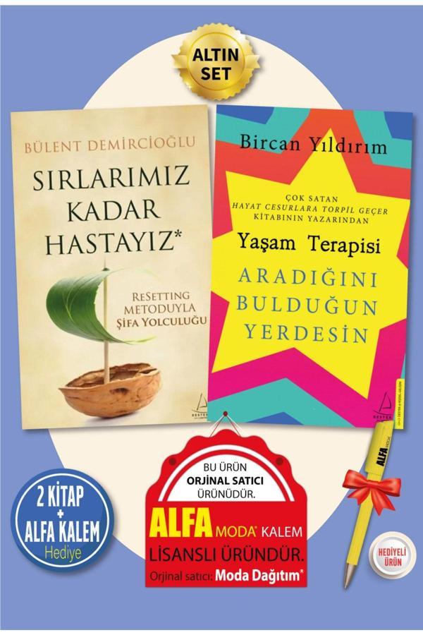 Sırlarımız Kadar Hastayız (bülent Demircioğlu) + Yaşam Terapisi (bircan Yıldırım) 2 Kitap + Kalem - Destek Yayınları - Image 1