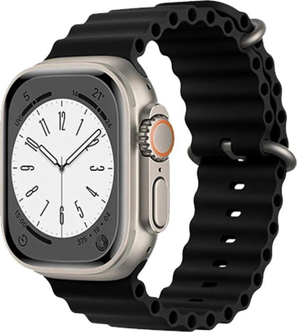 Cosmostech Akıllı Saat Watch için Uyumlu 42MM 44MM 45MM 49MM 1/2/3/4/5/6/se/7/8/ultra Akıllı Saat Silikon Kordon ve Kayı - Image 1