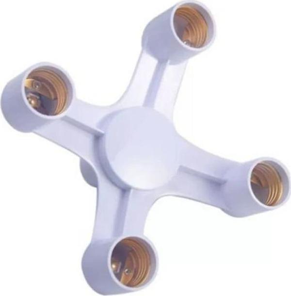 Alitech E 27 4'lü Duy - Duy Çoklayıcı - Duy Çoğaltıcı - 1 In 4 E 27 Duy - Image 1