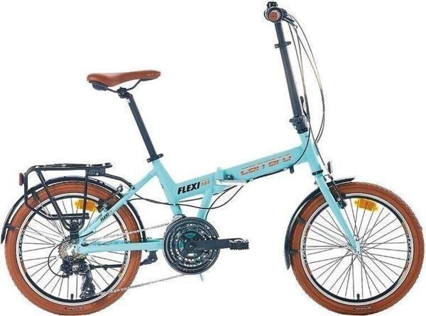 Carraro Flexi 121 Vb V Fren Shimano 21 Vites Katlanır Bisiklet Turkuaz - Image 1