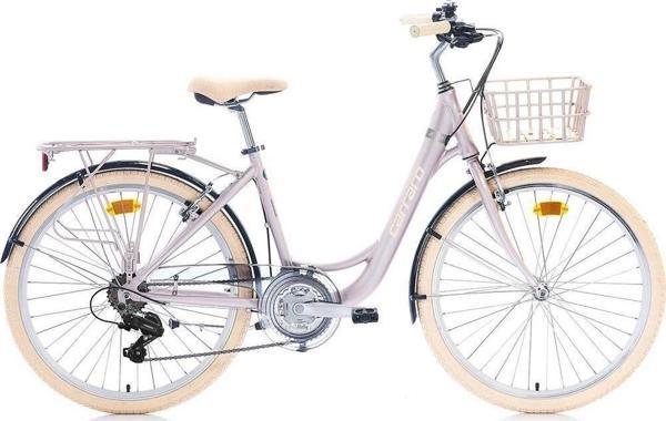 Carraro 26J Julıet Şehir Bisikleti - Mat Pembe Krom Krem - 43 - Image 1
