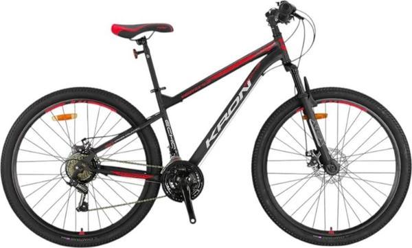 Kron Vortex 4.0 - 27.5" Mtb - 15' - 21 Vites - M.Dısc - Mat Siyah-Gri/Kırmızı #Krn25-011 - Image 1