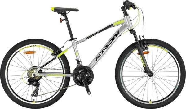 Kron Xc 75 - 24" Mtb - 13' -21 Vites - M.Dısc - Mat Gri-Siyah/Neon Sarı #Krn25-042 - Image 1