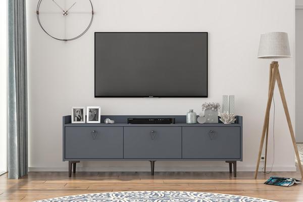 Mobilya Gezegeni Pienas  160 cm antrasit tv ünitesi - Image 1