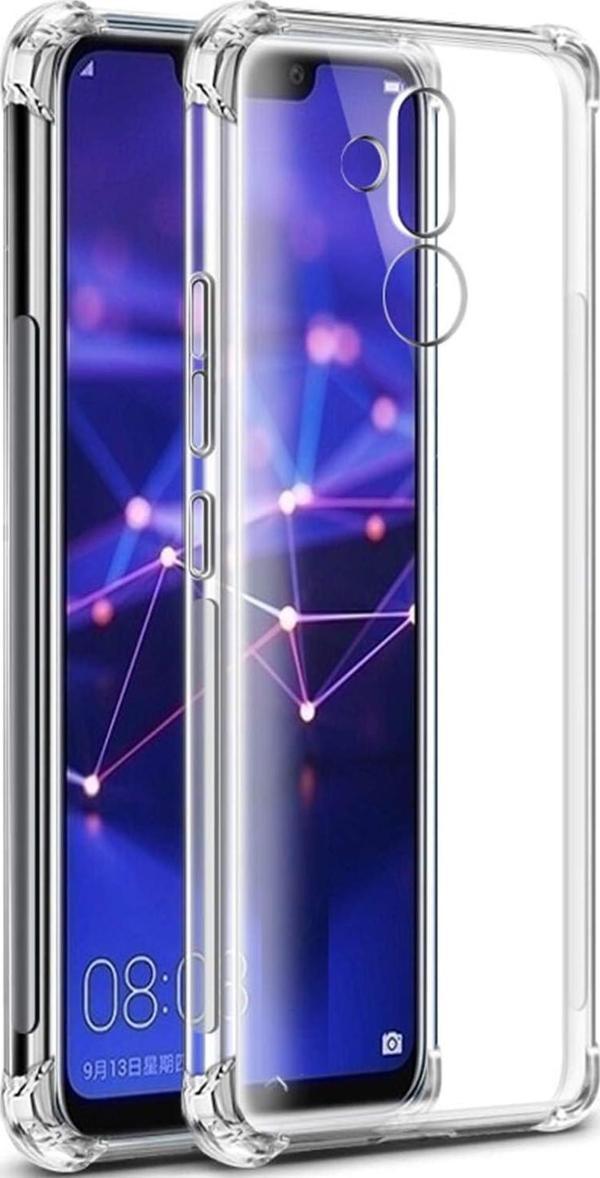 Huawei Mate 20 Lite Uyumlu Darbe Önleyici Sararmaya Dayanıklı Airbag Korumalı Ultra Slim TPU Şeffaf Silikon Kılıf - Image 1