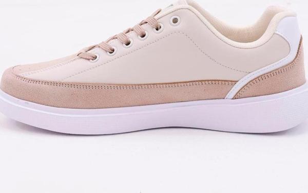 Dijital Baskı Erkek Bej-Beyaz Sneaker Ayakkabı - Image 1
