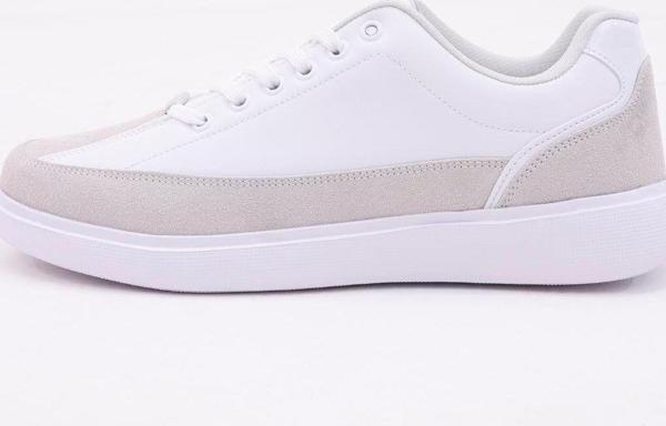 Dijital Baskı Erkek Beyaz-Gri Sneaker Ayakkabı - Image 1