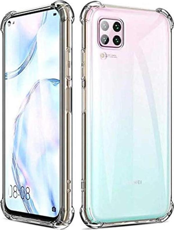 Huawei P40 Uyumlu Darbe Önleyici Sararmaya Dayanıklı Airbag Korumalı Ultra Slim TPU Şeffaf Silikon Kılıf - Image 1