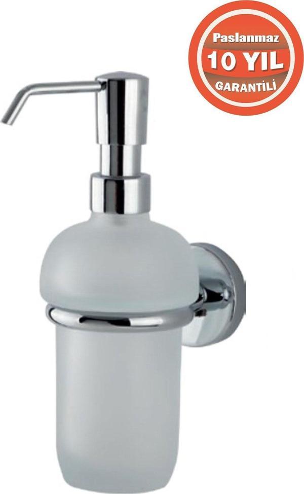 Çelik Banyo Paslanmaz Pirinç Dilek Montajlı Sıvı Sabunluk - Image 1