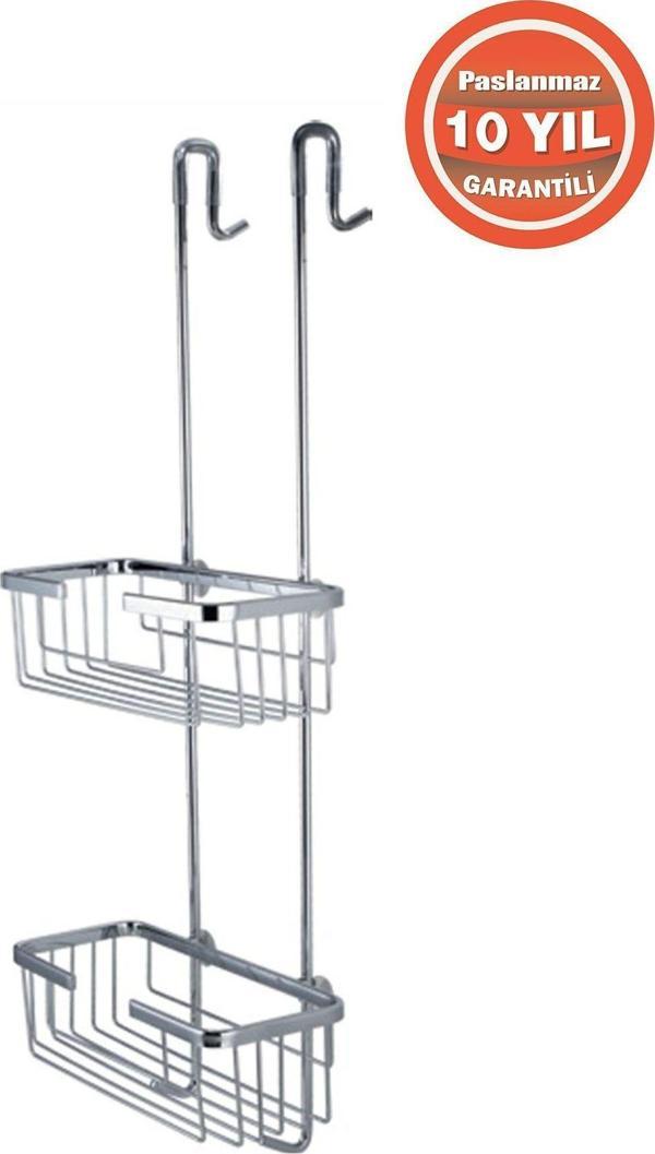 Çelik Banyo Paslanmaz Pirinç Duşakabin Için Şampuanlık - Image 1