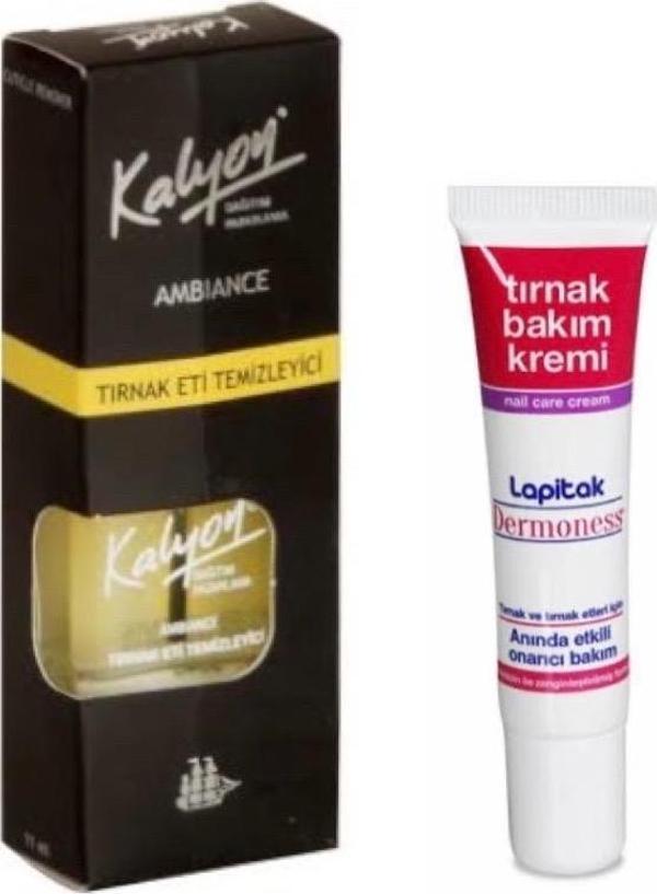 Kalyon Tırnak Eti Temizleyici + Lapitak Tırnak Bakım Kremi 15 ML - Image 1