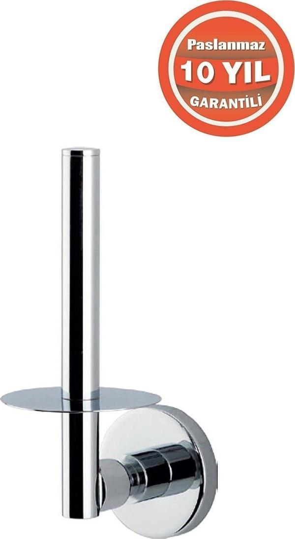 Çelik Banyo Paslanmaz Pirinç Flora Yedek Kağıtlık Bekletmeli Kağıtlık - Image 1