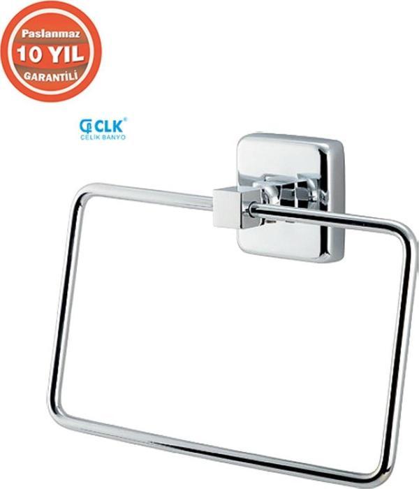 Çelik Banyo Paslanmaz Pirinç Kare Havluluk (10 Yıl Garantili) - Image 1