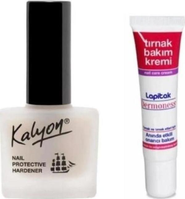 KALYON TIRNAK SERTLEŞTİRİCİ 11ML + LAPİTAK TIRNAK BAKIM KREMİ 15 ML - Image 1