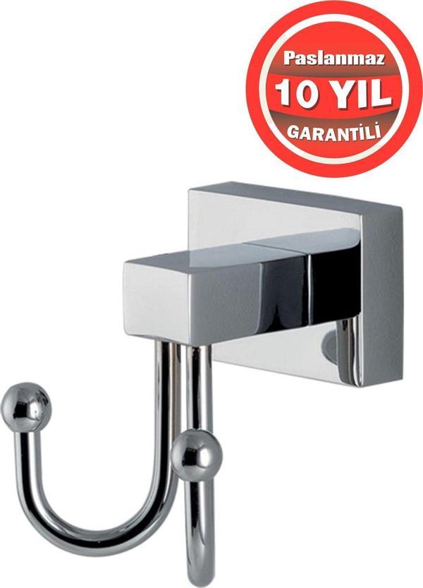 Çelik Banyo Paslanmaz Pirinç Kenzo Bornozluk Askılık Havlu Askısı - Image 1