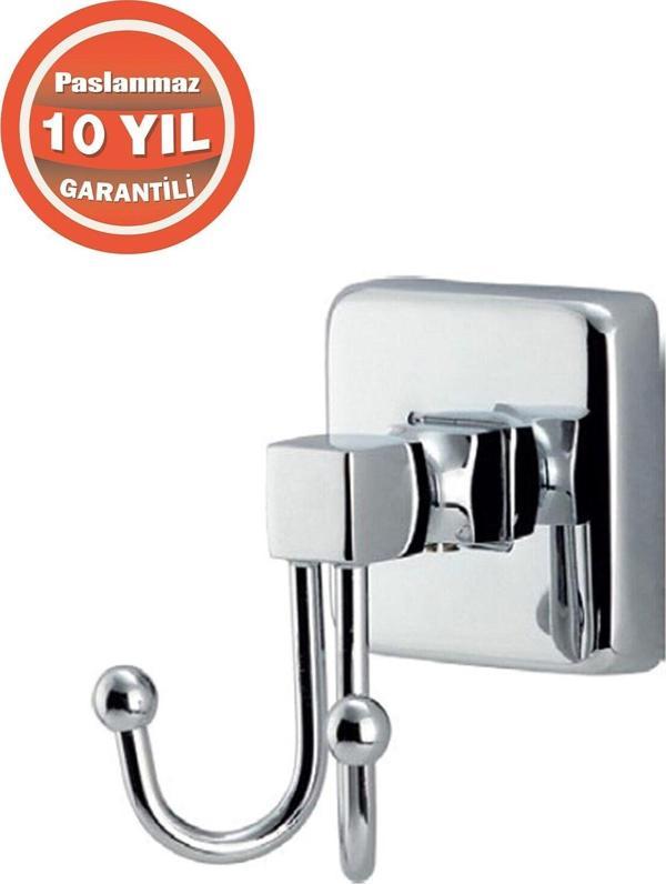 Çelik Banyo Paslanmaz Pirinç Kumru Bornozluk Havlu Askısı - Image 1