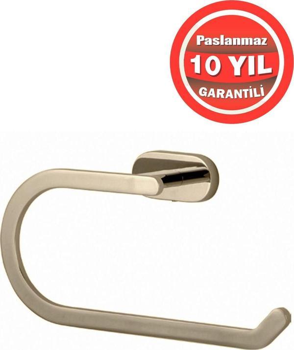 Çelik Banyo Paslanmaz Pirinç Zirve Kağıt Havluluk Altın Gold - Image 1