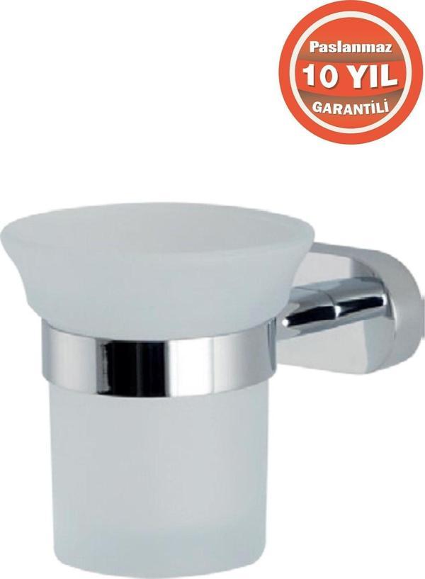 Çelik Banyo Paslanmaz Pirinç Zirve Montajlı Diş Fırçalık - Image 1
