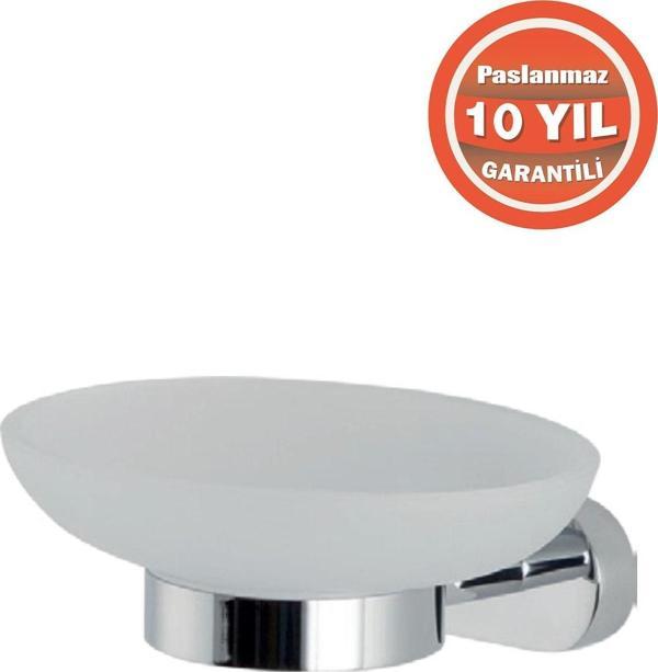 Çelik Banyo Paslanmaz Pirinç Zirve Montajlı Sabunluk - Image 1