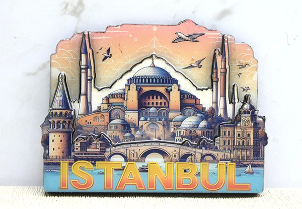 Ahşap İstanbul Temalı Magnet Alk4364 - Image 1
