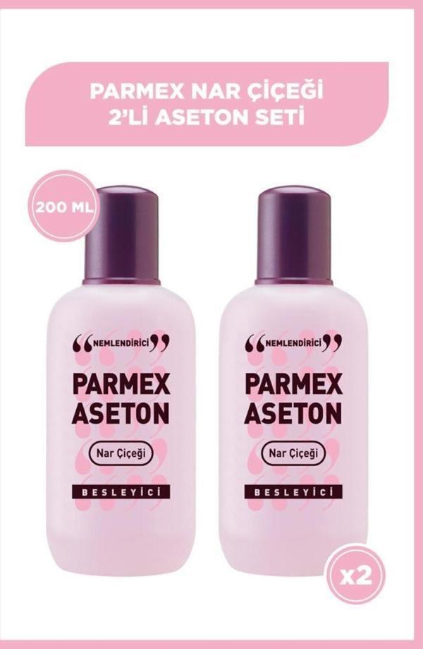 2'li Parmex Nar Çiçeği Aseton 200 ml - Image 1