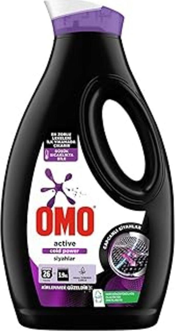 Omo Active Cold Power Siyahlar İÇin Sıvı Çamaşır Deterjanı 1690 Ml - Image 1