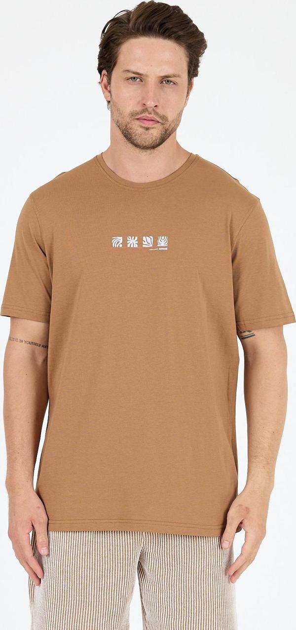 Erkek %100 Pamuk Bisiklet Yaka Kısa Kollu Baskılı T-Shirt  Rahat ve Şık Günlük Tişört 0106 - Image 1