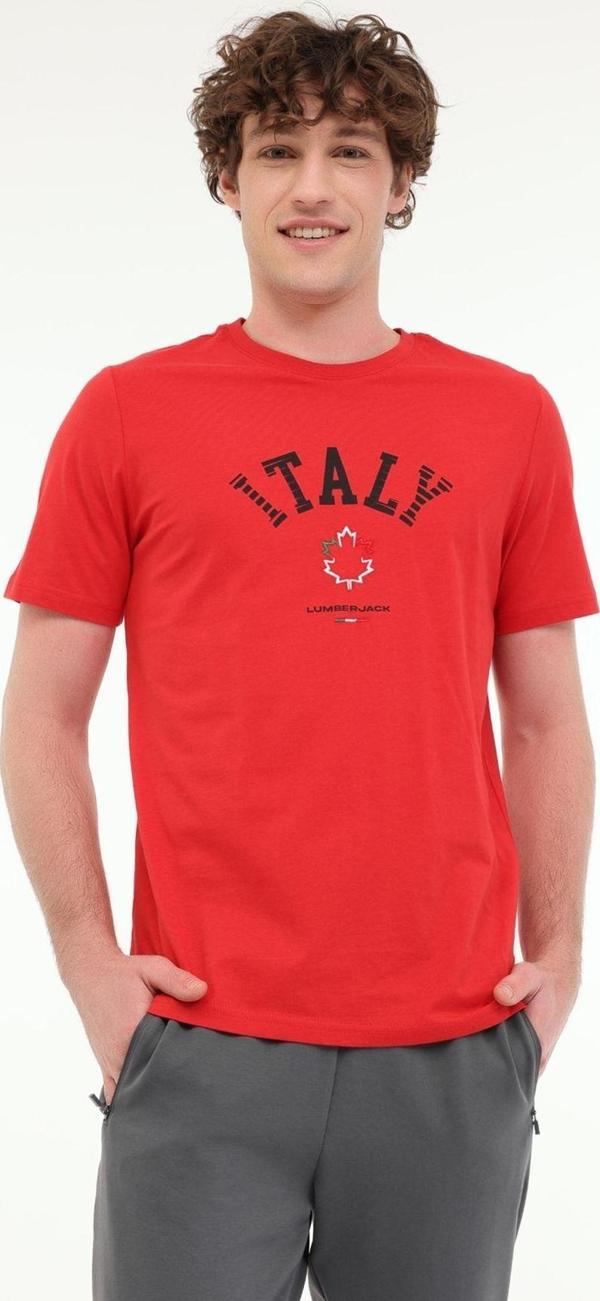 Lumberjack Ml Renato 11Itl1030 5Fx Kırmızı Erkek Kısa Kol T-Shirt L - Image 1