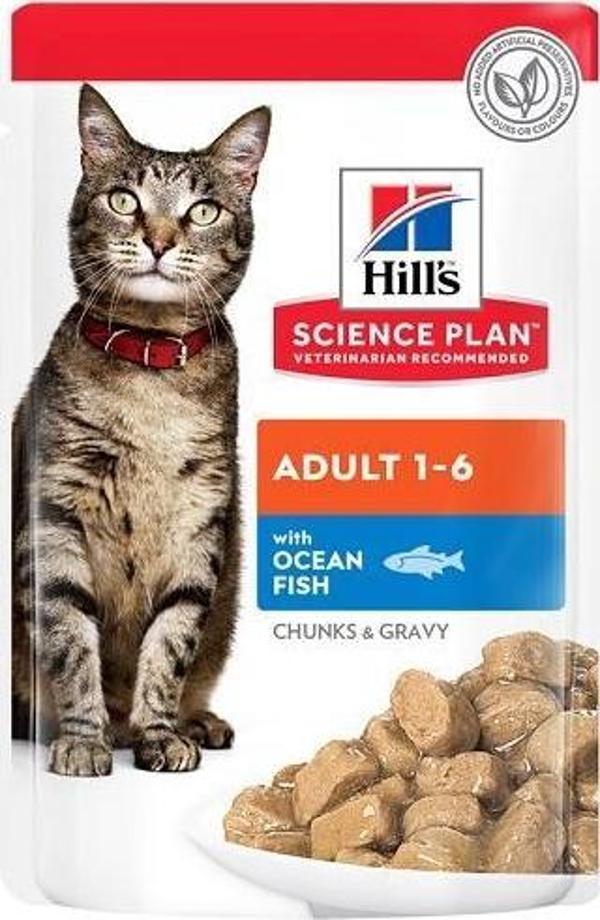 Hill's Tunder Chunks İn Gravy Okyanus Balıklı Kedi Konservesi 85 Gr - Image 1