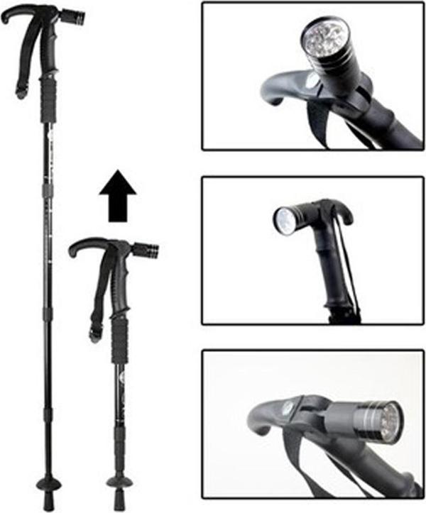 Boya Göre Ayarlı Işıklı Yürüyüş Bastonu Watton Wt-002 - Image 1