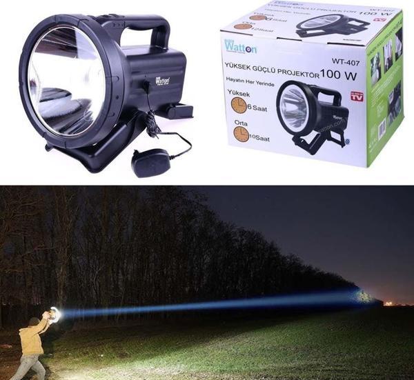En Yüksek Işık En Fazla Dayanıklı Büyük Fener Wt-407 - Image 1